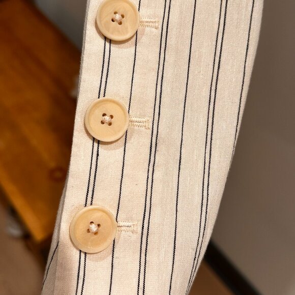 Veronica Beard Pinstripe Linen Suit Set - Picture 8 of 12